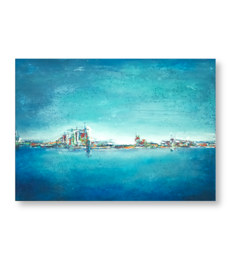 Atlantis (70x50) - Mixed media painted by Mary Made